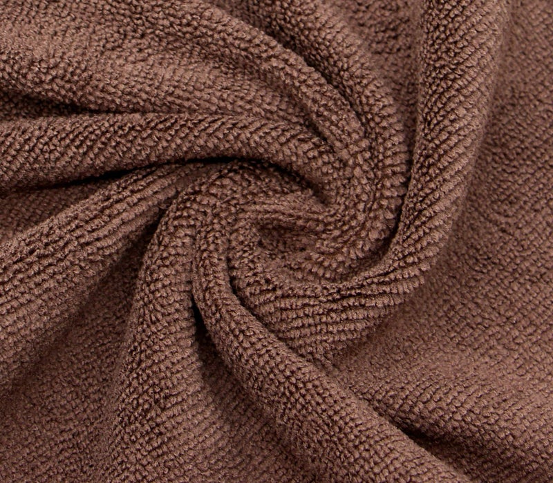 VeraSong Microfiber Dish Cloths Fast Drying Kitchen Cleaning Cloth Dish Rags Dust Cloths Ultra Absorbent Lint Free Washcloths 12inch x 12inch 10 Pack Brown - Image 5